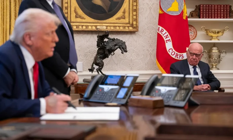 Judge dismisses Trump’s suit against the Wall Street Journal over Epstein drawing