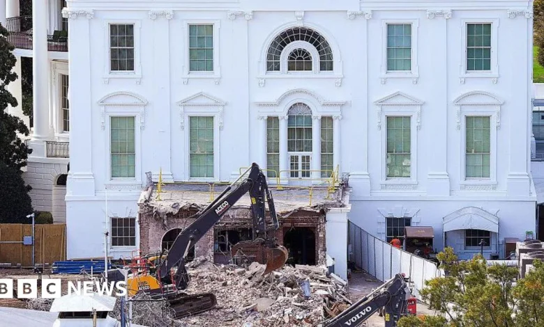 Judge halts above-ground construction of Trump's White House ballroom