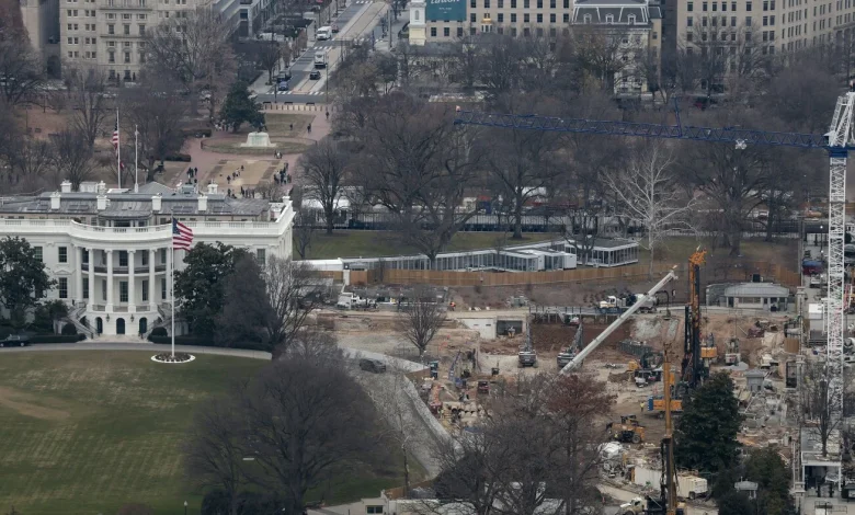 Judge rules White House ballroom construction must halt until Congress OK's it : NPR