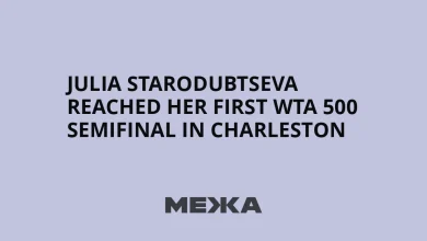 Julia Starodubtseva reached her first WTA 500 semifinal in Charleston