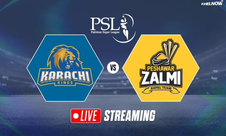 KAR vs PES Live streaming details, when & how to watch Match 32 of PSL 2026