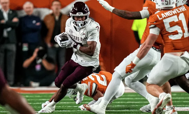 KC Concepcion draft profile: Positional WR rankings, scouting report for Texas A&M star