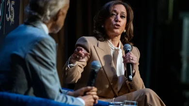 Kamala Harris tells cheering crowd she’s ‘thinking about’ another White House run - The Washington Post