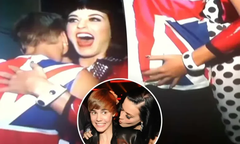 Katy Perry grabs teenage Justin Bieber’s butt at London concert in resurfaced video