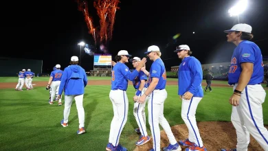 King Dazzles as No. 21 Florida Shuts Out Ole Miss to Even Series