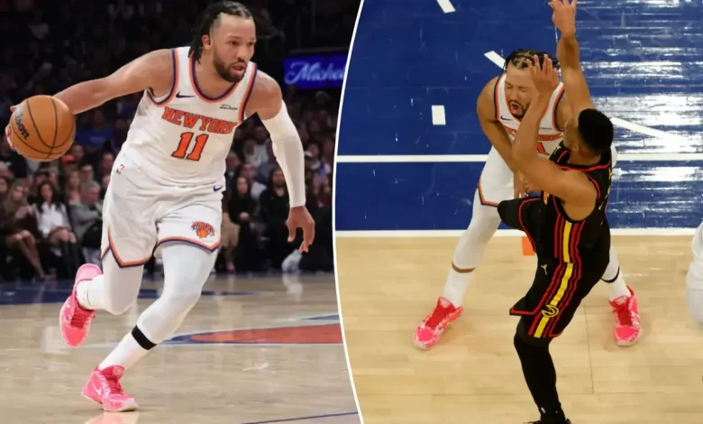 Knicks’ Jalen Brunson tight lipped about CJ McCollum’s ‘Broadway show’ injury jab