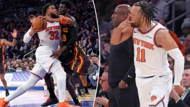Knicks roll past Hawks for huge Game 1 playoff victory