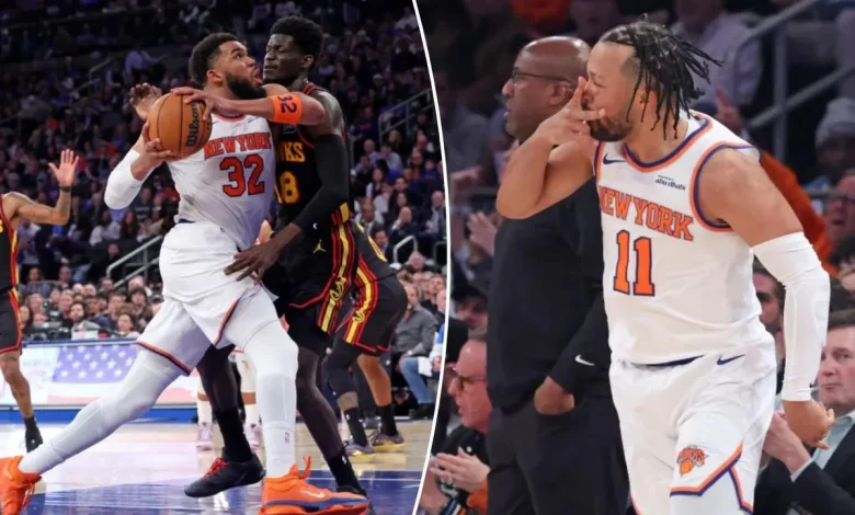 Knicks roll past Hawks for huge Game 1 playoff victory