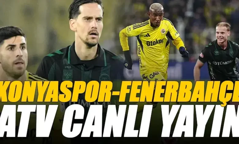 Konyaspor - Fenerbahçe maçı canlı izle | ATV şifresiz izle (Türkiye Kupası canlı yayın) ATV canlı yayın bilgileri ve frekans bilgileri