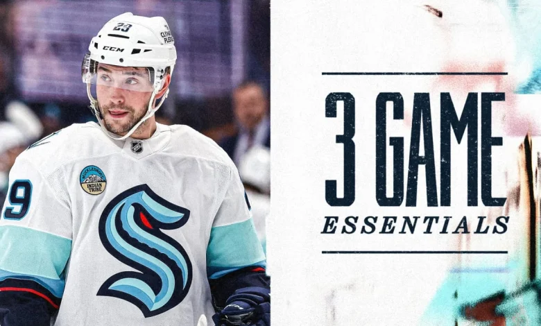 Kraken (32-29-11) at Oilers (37-28-9) | 6:00 p.m.