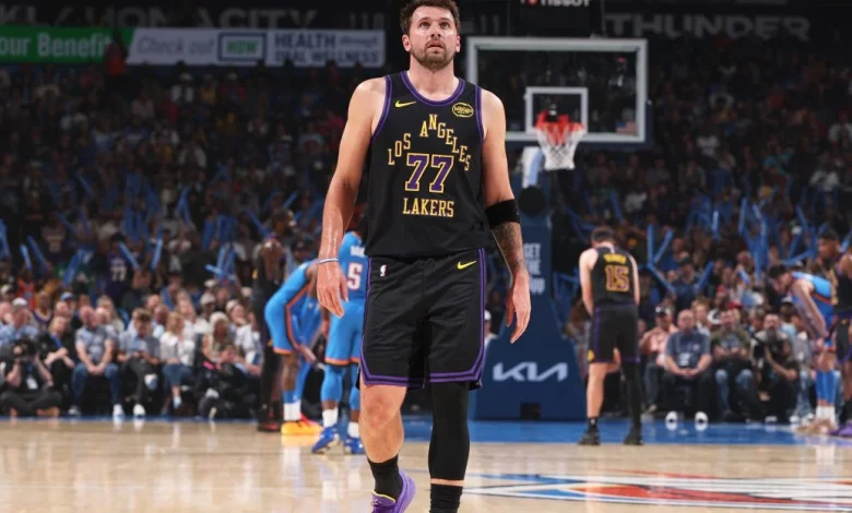 Lakers Injury Report: Luka Dončić leaves Thunder game with leg injury