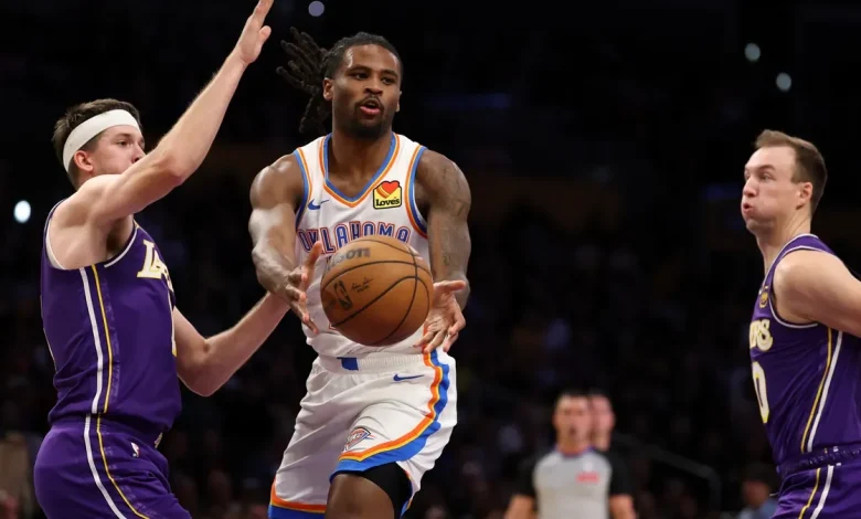 Lakers vs. Thunder: Live updates, highlights for Thursday's game