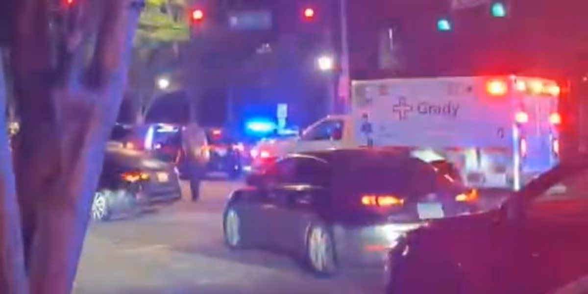 Large police presence at Piedmont Park