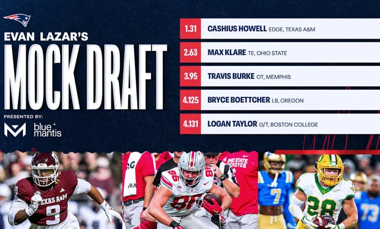 Lazar's Mock Draft 2.0: A Final 7-Rounder for the Patriots in the 2026 NFL Draft