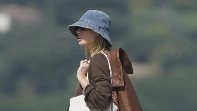 Leather, Denim, Suede? Margot Robbie Is Anti-Boho Chic For Summer