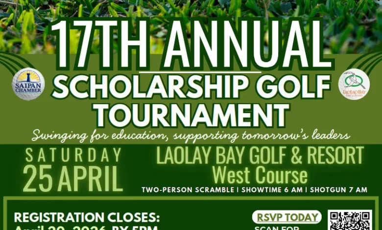Less than three weeks away: Saipan Chamber of Commerce to host 17th Annual Scholarship Golf Tournament