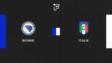Live Bosnie - Italie (1-1) Barrages - Finale de Eliminatoires CM - Europe 2026 Canada/Mexico/United States 31/03