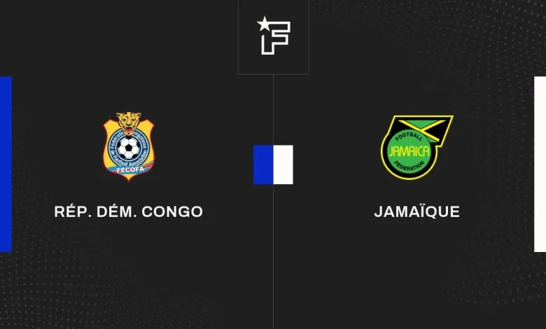 Live Rép. Dém. Congo - Jamaïque (0-0) Finales de Playoffs CM intercontinentaux 2026 Canada/Mexico/USA 31/03