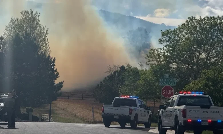Live: Wildfire burning in Fort Collins