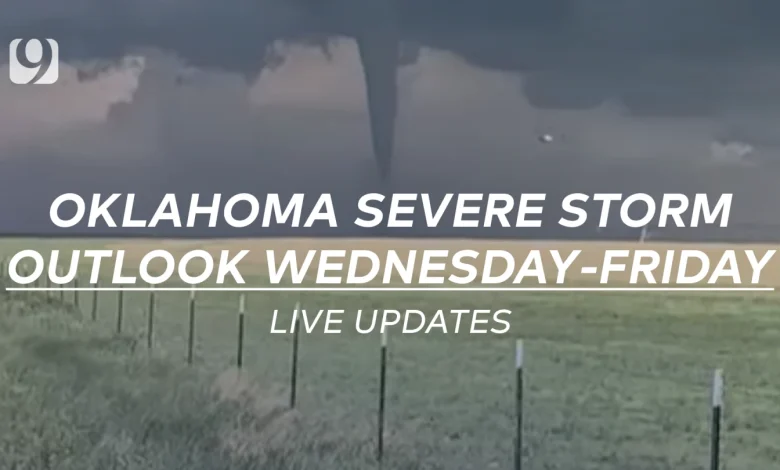 Live updates: severe storms moving across central Oklahoma