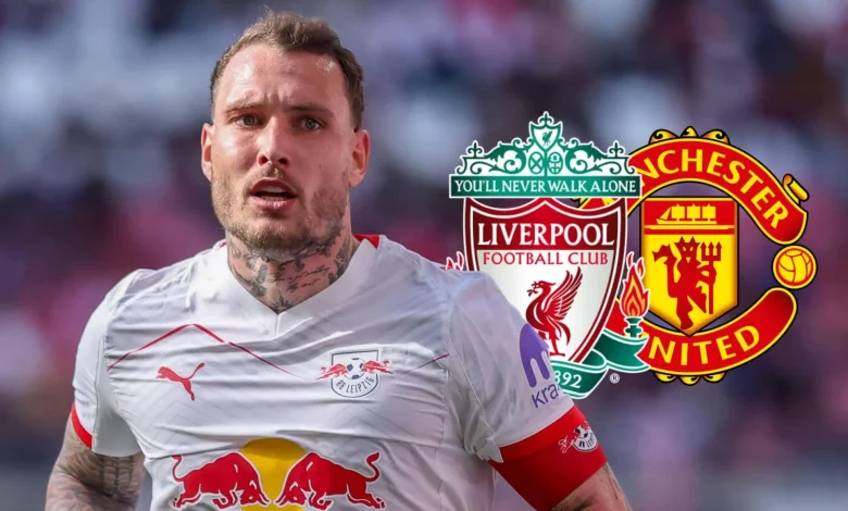 Liverpool and Man Utd scouting brilliant RB Leipzig duo with Reds eyeing perfect Robertson replacement
