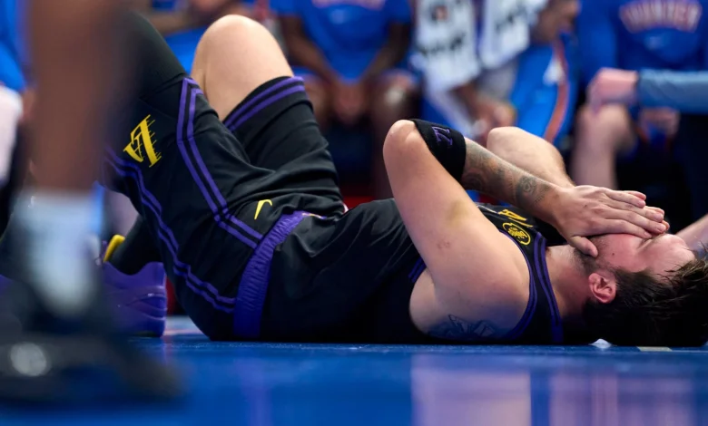 Luka Dončić suffers left hamstring injury vs. Thunder