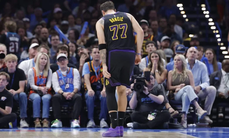 Luka Dončić to miss rest of regular season with hamstring injury, Lakers announce