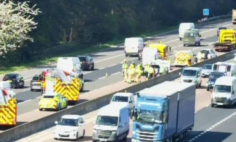 M6 traffic RECAP: Crash sparks chaos on major motorway with drivers facing huge delays