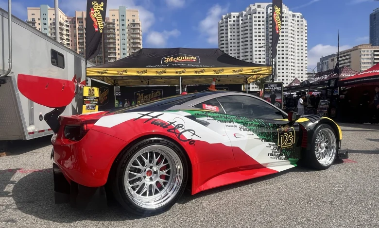 MEGUIAR’S® & TJ HUNT REVEAL NEW FERRARI 488 GT3 EVO LIVERY AT FORMULA DRIFT THIS WEEKEND