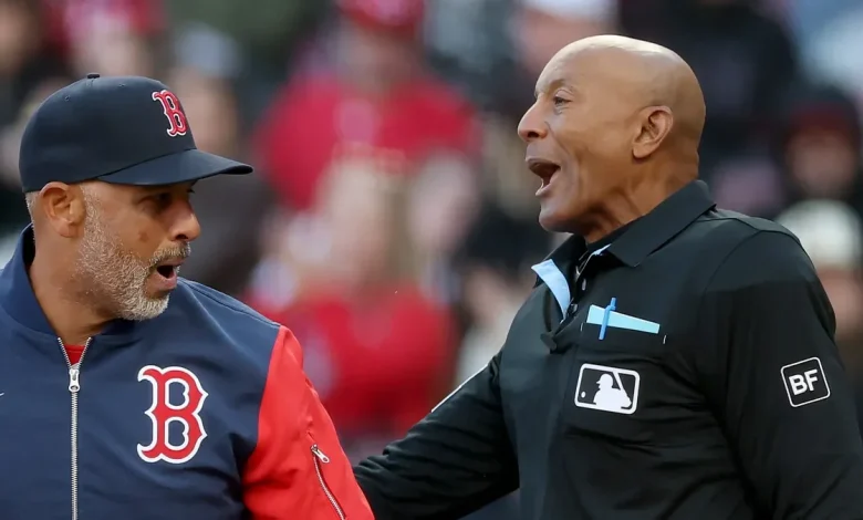 MLB umpire C.B. Bucknor leaves game after taking foul ball off mask