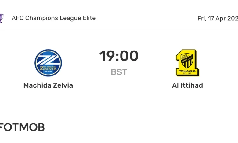 Machida Zelvia vs Al Ittihad - live score, predicted lineups and H2H stats