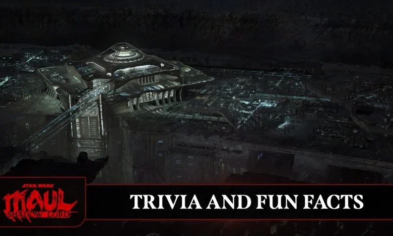 Making of Star Wars: Maul – Shadow Lord - Trivia