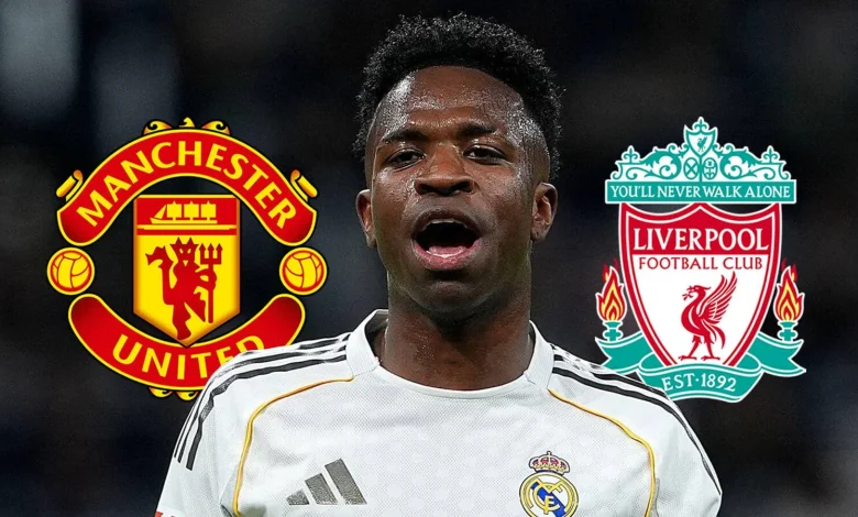 Man Utd, Liverpool in seven-way Vinicius Junior transfer battle as 'contact made' for Real Madrid superstar - sources