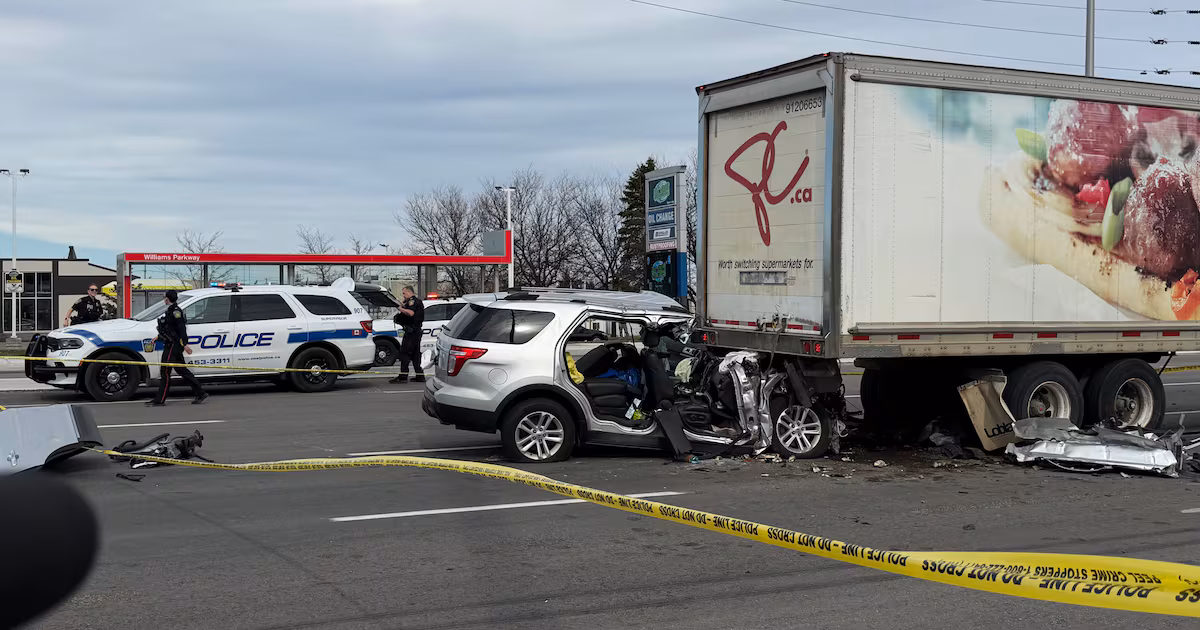 Man dead, woman in critical condition after collision in Brampton