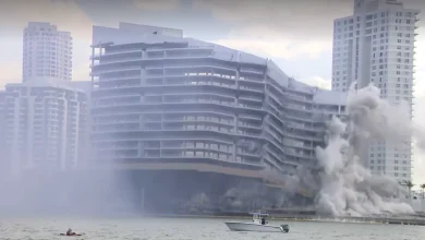 Mandarin Oriental Miami hotel vanishes in under-20-second implosion