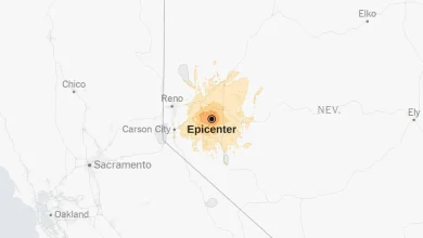Map: 5.7-Magnitude Earthquake Shakes Nevada