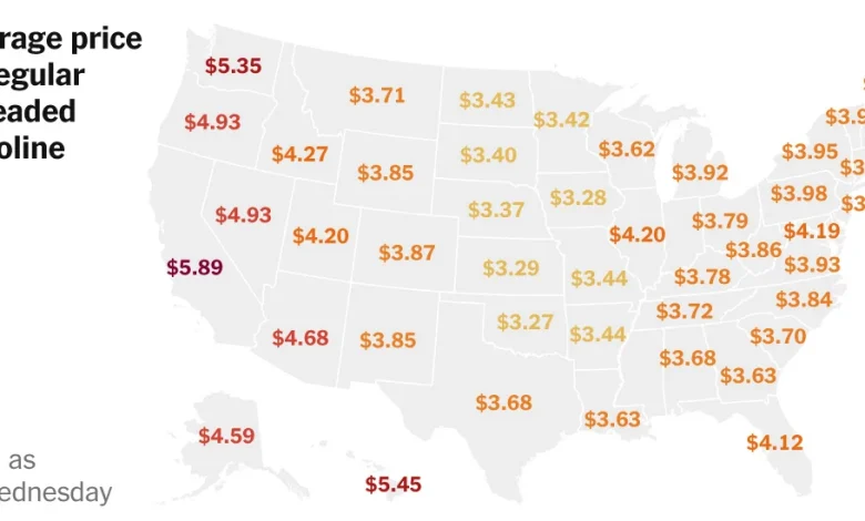 Maps: How Much Have Gas Prices Risen Across The U.S.?