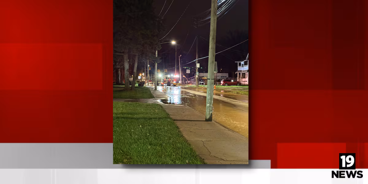 Massive water main break on Cleveland’s east side