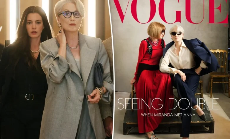 Meryl Streep and Anna Wintour cover Vogue together for 'The Devil Wears Prada 2'