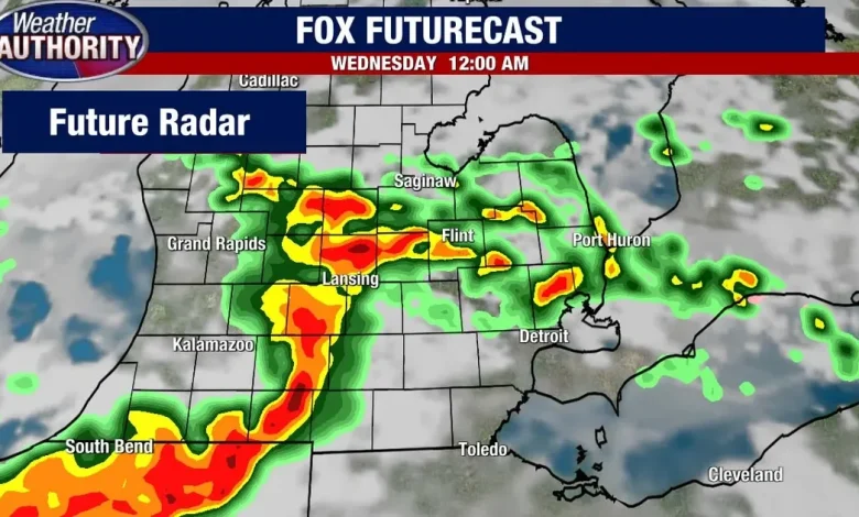 Metro Detroit severe thunderstorm forecast: Strong winds, hail, flooding, isolated tornado all possible later