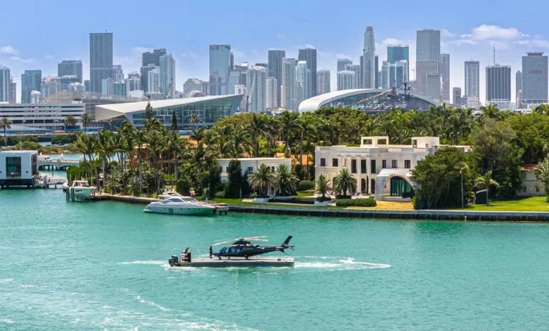 Miami Billionaires' Status Symbol: Floating Helipads to Skip Traffic