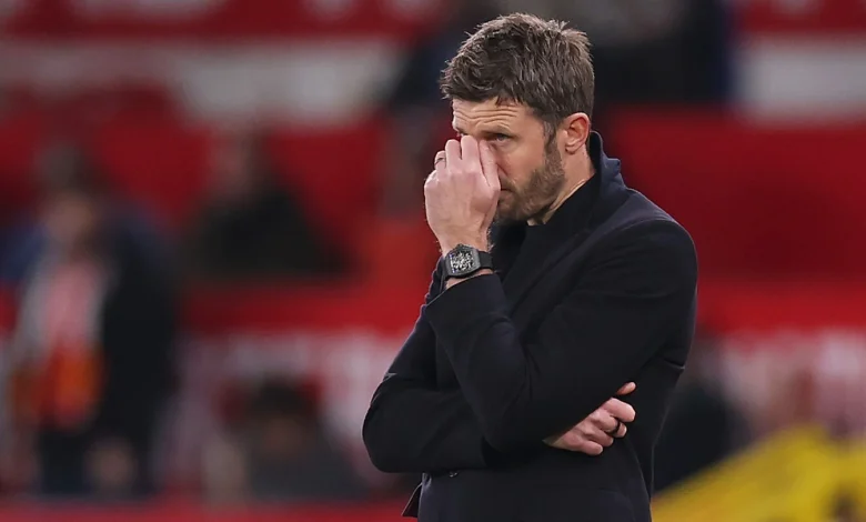 Michael Carrick, Bruno Fernandes reaction — Shock at red card in Manchester United home loss to Leeds