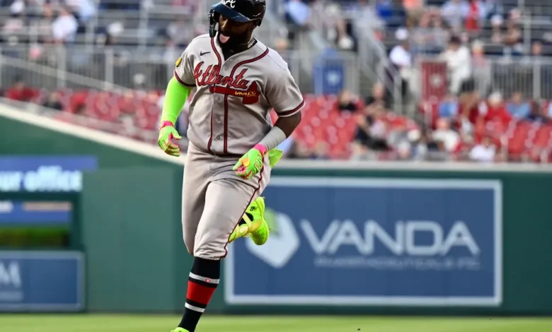 Michael Harris II leaves game in the seventh inning of Braves-Nationals