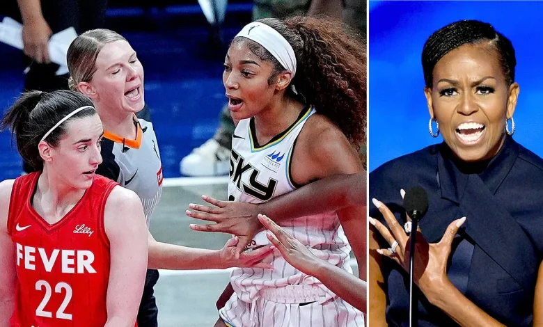 Michelle Obama agrees with Angel Reese’s decision to accept a fine to avoid reporters