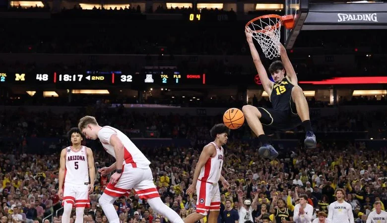 Michigan blows out Arizona and UConn outlasts Illinois in the Final Four to set up an epic national title showdown