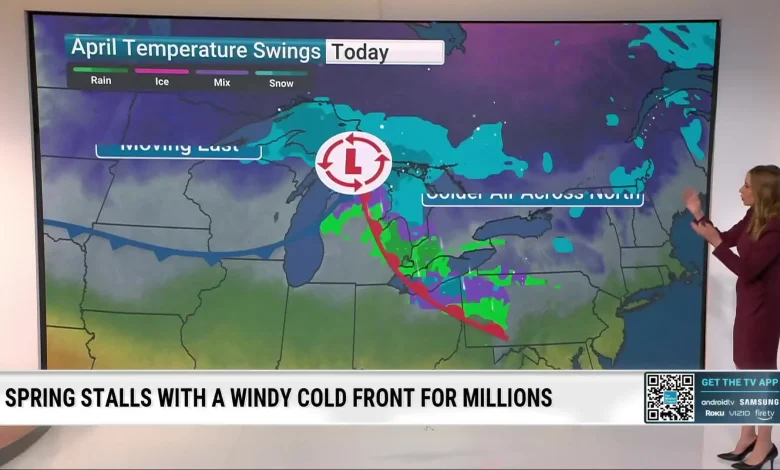 Midwest To Northeast Stays Unsettled, Chilly Through Midweek