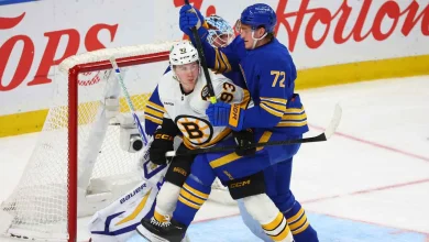Minten, Bruins’ third line look to add offence in Game 2 vs. Sabres