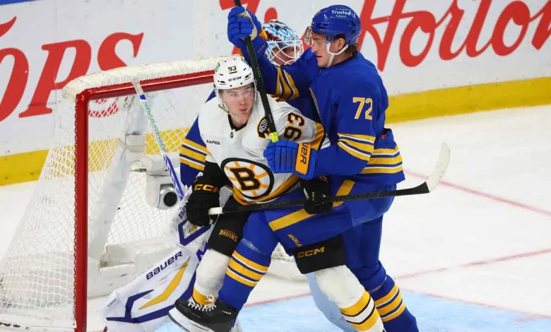 Minten, Bruins’ third line look to add offence in Game 2 vs. Sabres