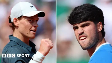 Monte Carlo Masters: Carlos Alcaraz to face Jannik Sinner for first time in 2026 in final