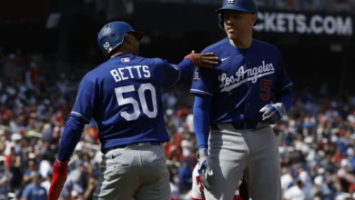 Mookie Betts Exits Game With Injury in First Inning vs. Nationals